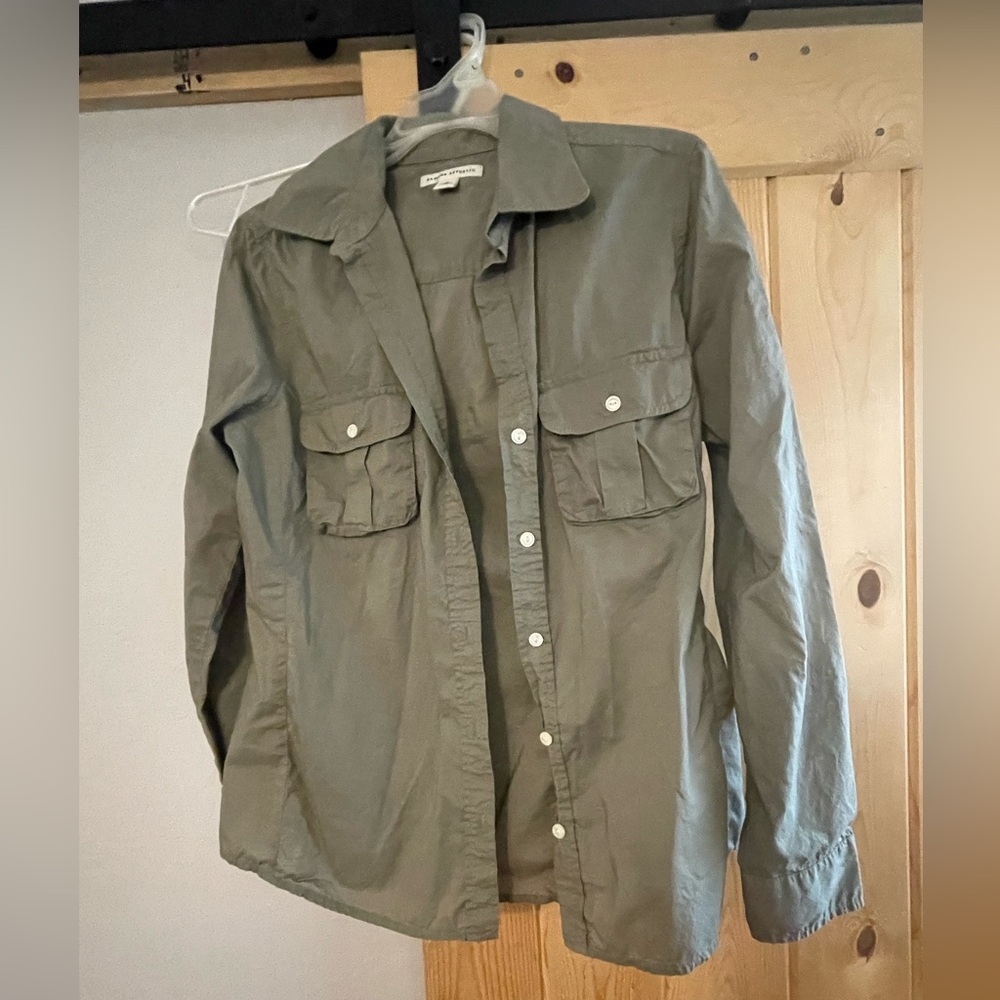 Women’s vintage 100% cotton Olive Green Shirt